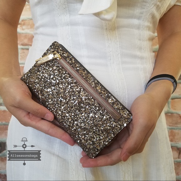 Kate spade large slim bifold wallet glitter - Picture 7 of 7